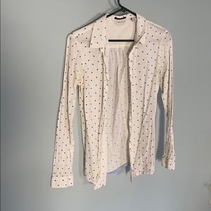 Black polka dot blouse - Maison Scotch - Size 2